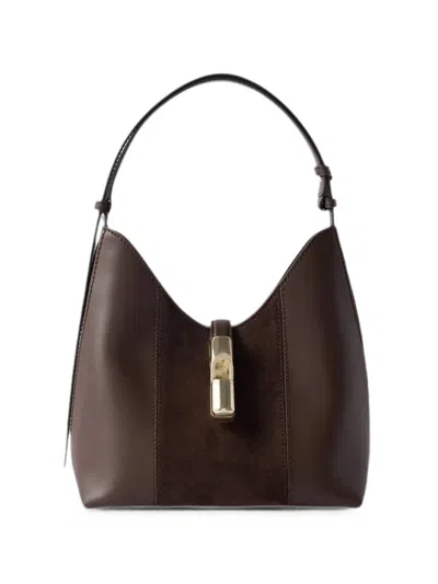 Furla Leather Shoulder Bag S In Brown
