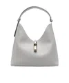 Furla Leather Shoulder Bag In Gray