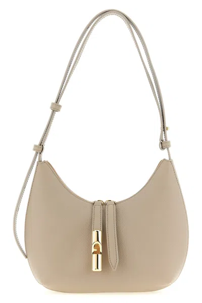 Furla Goccia Small Shoulder Bag Adjustable Strap In Pink