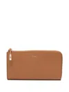 Furla Large Nuvola Leather Wallet In Brown