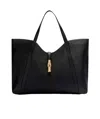Furla Dual Top Handles Structured Silhouette Shoulder Bag In Black