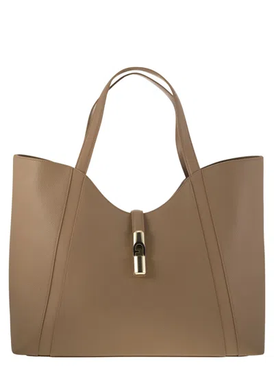 Furla Goccia Xl - Shoulder Bag In Desert
