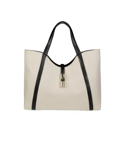 Furla Goccia Xl Hobo Bag In Nude
