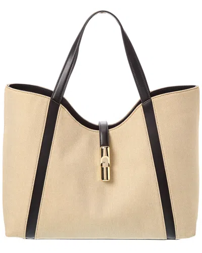 Furla Goccia Xl Leather-trim Hobo Bag