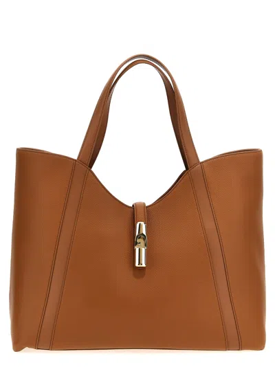 Furla Goccia Xl Shoulder Bags Brown