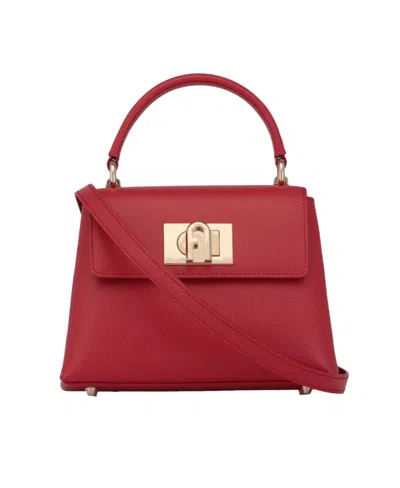 Furla Grain Handbag In Brown