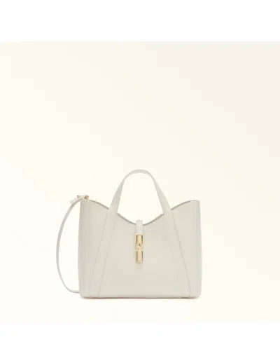 FURLA FURLA GRAINED LEATHER HANDBAG