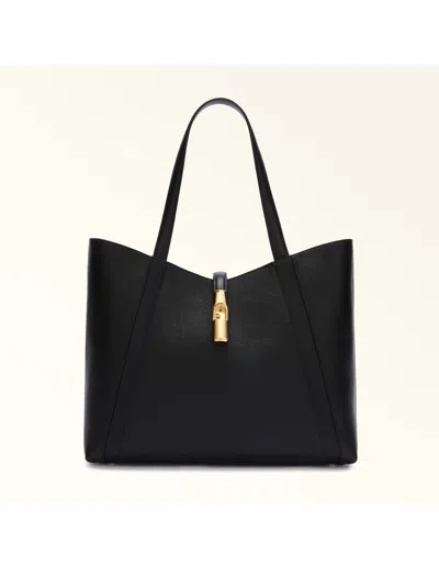 Furla Borsa Goccia L Tote Nera In Black