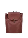 Furla Grainy-leather Backpack In Pink