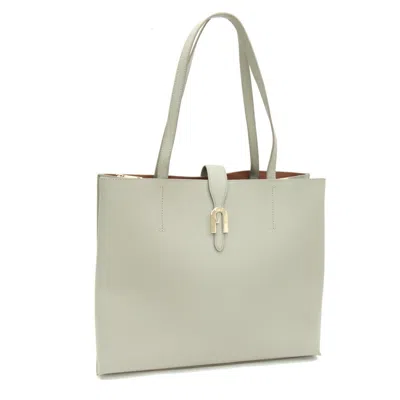 Pre-owned Furla Gray Leather Tote Bag ()