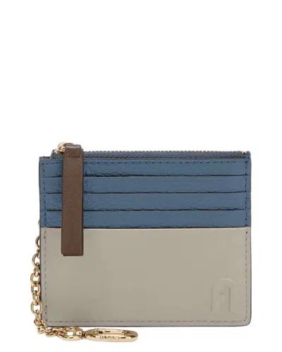 Furla Grazia Leather Card Case In Multi