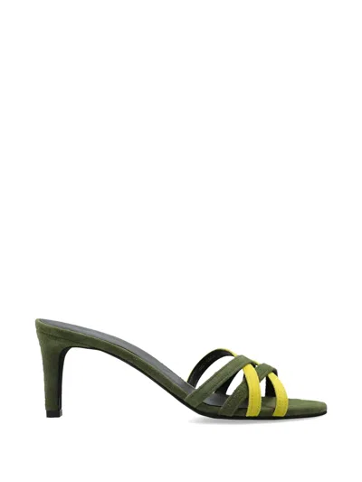Furla 스트랩 힐 샌들 In Green