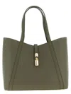 Furla Green Goccia Large Tote In Green