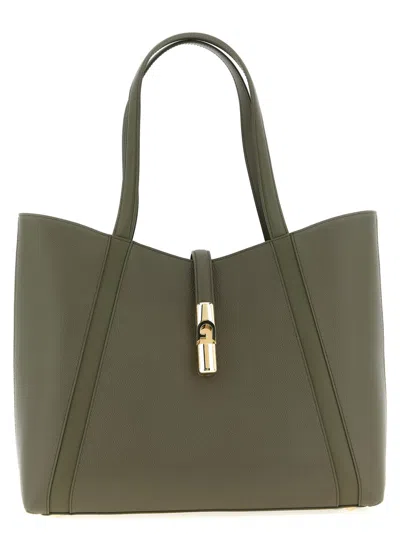 Furla Green Goccia Large Tote