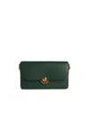 Shop Furla Green Leather Crossbody Bag