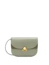 Furla Green Leather Shoulder Bag