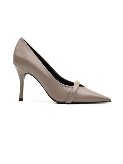 Furla With Heel In Gray