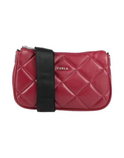 Furla Handbags In Maroon