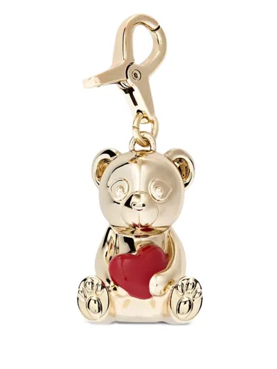 Furla Hashtag Bear Charm In Brown