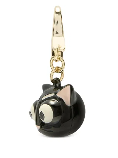 Furla Hashtag Kitten Charm In Black