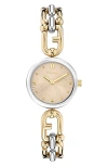 Furla Heritage Bracelet Watch, 28 Mm X 6.2 Mm In Gold