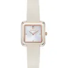 Furla Heritage Crystal Square Rose Gold Tone Bracelet Watch, 27.5mm In Multi