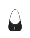 Furla Hobo Bag Goccia M In Leather Color Black In Neutrals