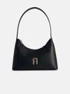 Furla 'hobo Diamante' Black Leather Bag In Black
