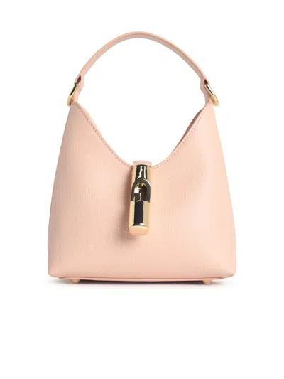 Furla 'hobo Iride' Mini Bag In Pink Lear In Pattern