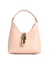 Furla Mini Bag Hobo Iride With Detachable Strap In Pink