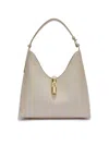 Furla Hobo Mod Bag M In Leather In White
