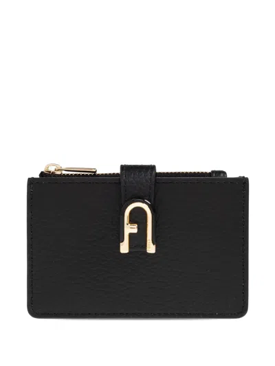 Furla Idea Logo-plaque Wallet In Black