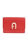 Furla Idea Small Wallet In Red