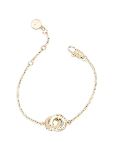 Furla Intertwined-charm Bracelet In Red