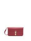 Furla Iride S Cherry Leather Shoulder Bag In Red