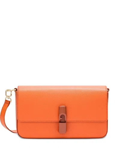 Furla Iride Clasp-fastening Bag In Orange