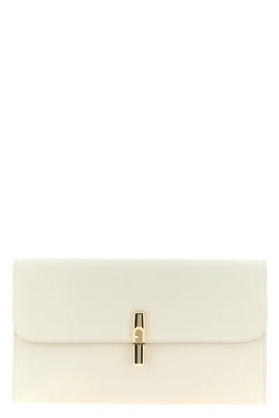 Furla Iride Clutch In Weiss