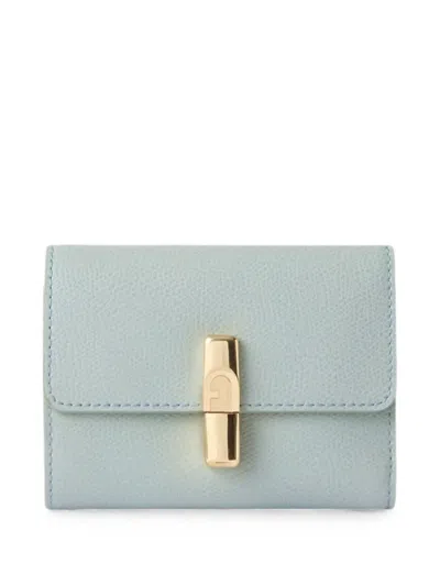 Furla Iride Compact Wallet S In Blue