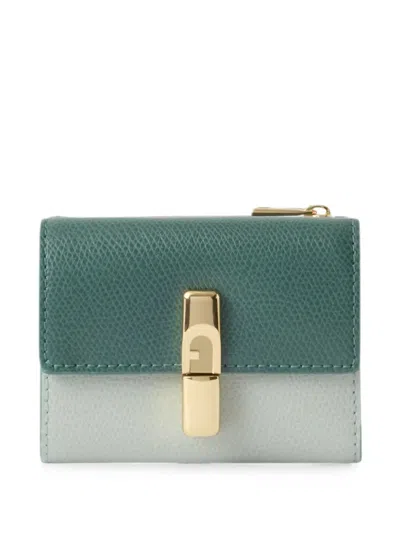 Furla Iride Compact Wallet S In Green