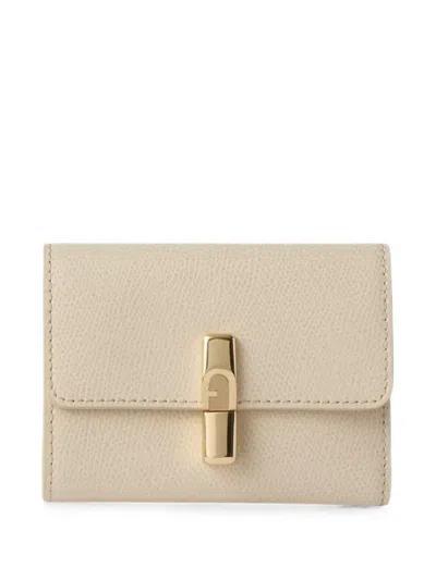 Furla Iride Compact Wallet S In Neutral