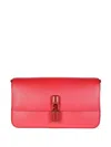 Furla Iride S Crossbody Detachable Strap In Red