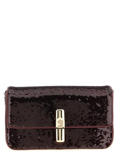 Furla Iride Crossbody Bags Bordeaux In Brown