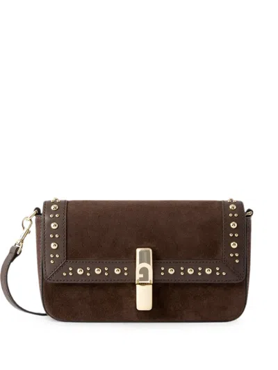 Furla Iride Crossbody S In Brown