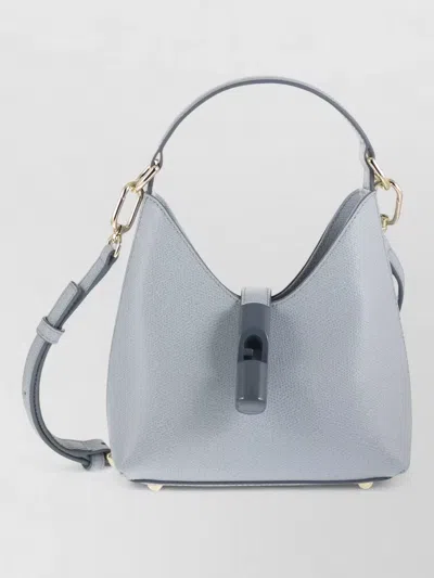 Furla Iride Mini Bucket Bag Top Handle In Pink