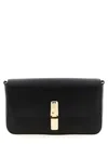 Furla Iride Clasp-fastening Leather Shoulder Bag In Black