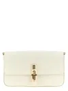 Furla Iride Small Cream Leather Crossbody Bag In White
