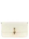 Furla Iride Small Cream Leather Crossbody Bag In White