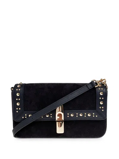 FURLA IRIDE STUDDED SHOULDER BAG