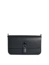 Furla Iridea Black Leather S Crossbody Bag In Black