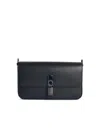 Furla 'iris'a Black Leather S Crossbody Bag In Black